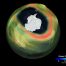 Lỗ thủng ozone tại Nam Cực - Ảnh: NASA